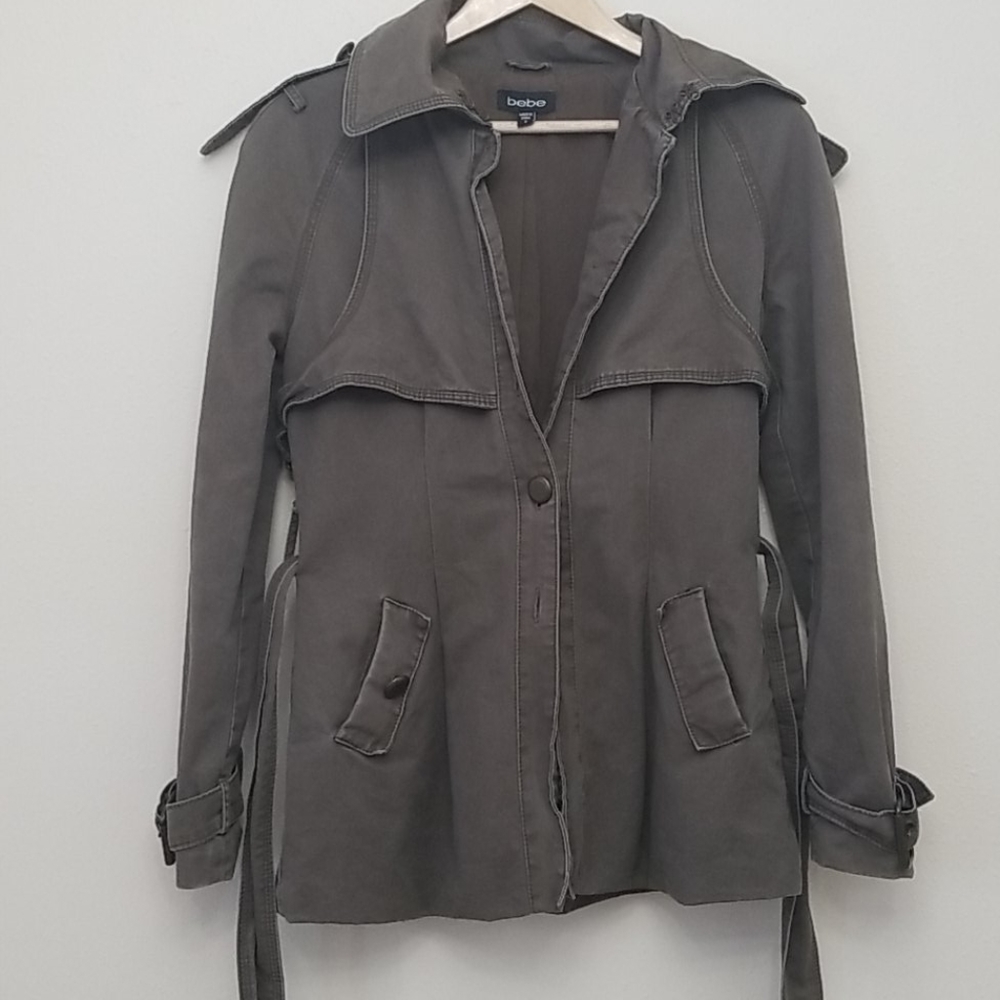 Bebe Army Cotton Jacket Small
